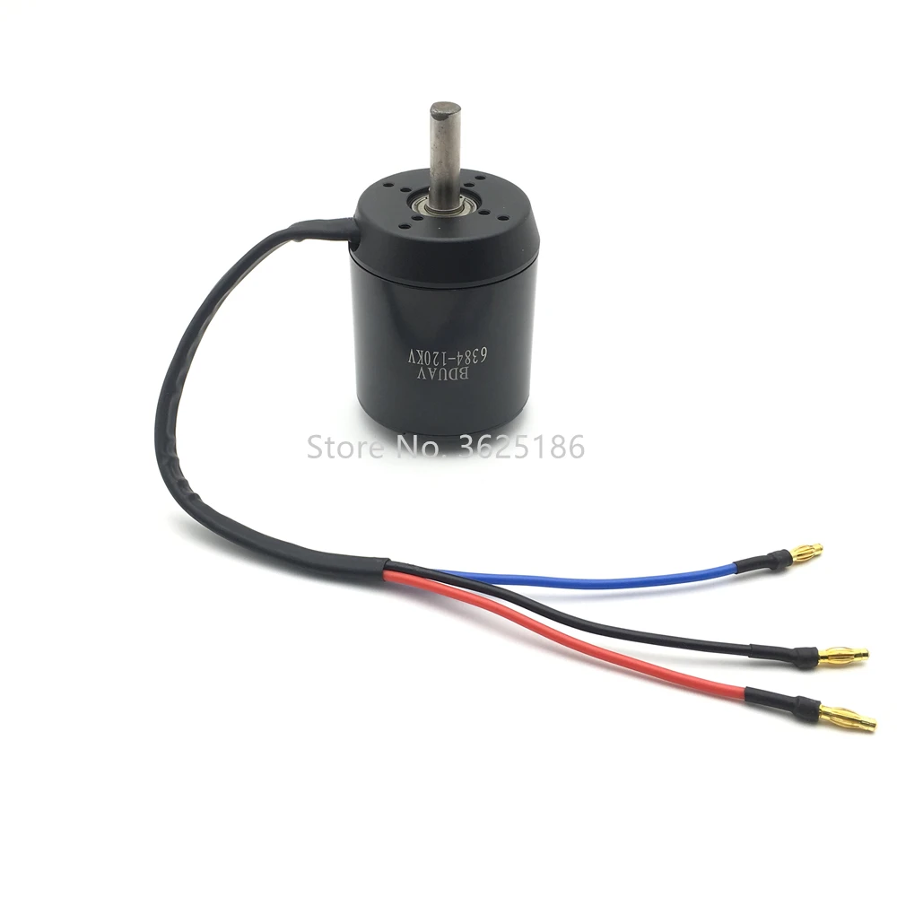 6384 120KV BLDC Outrunner Brus - 6384 Brushless Motor Sensored ulasan dan harga